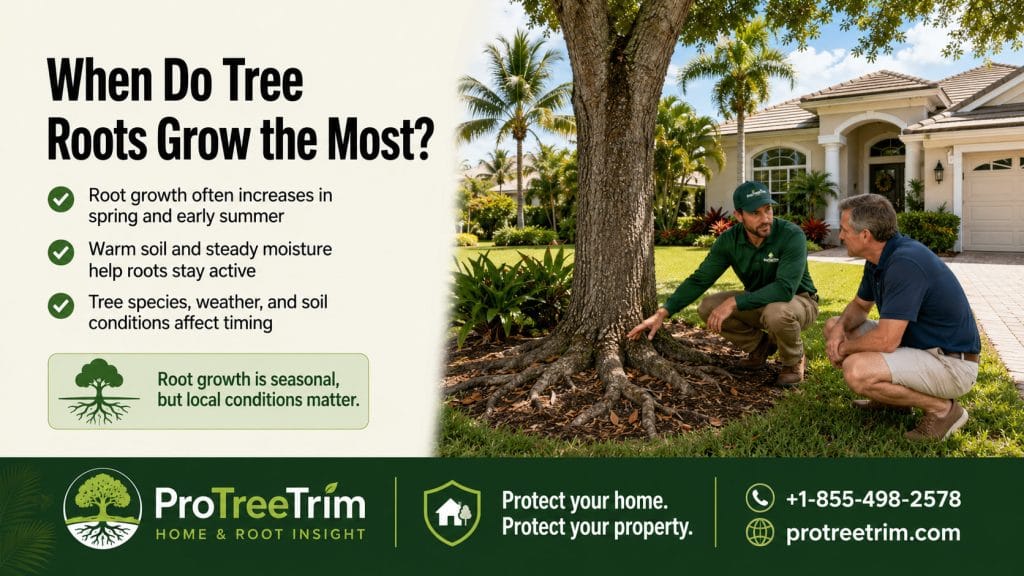 When Do Tree Roots Grow the Most?