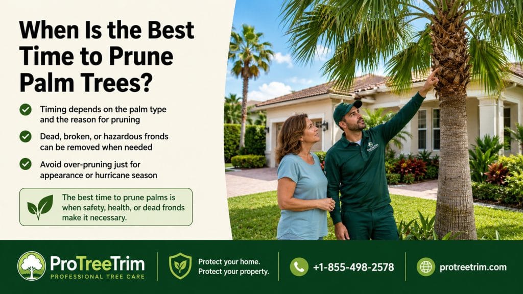 When Is the Best Time to Prune Palm Trees?