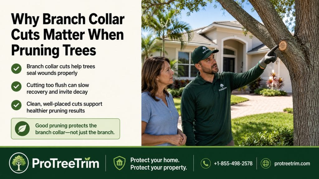 Why Branch Collar Cuts Matter When Pruning Trees