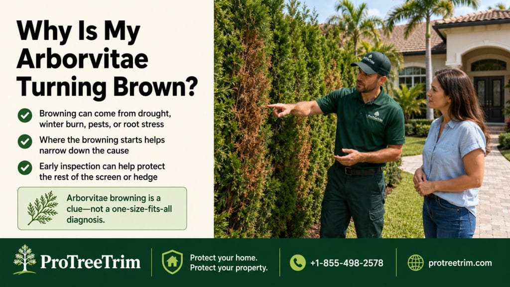 Why Is My Arborvitae Turning Brown