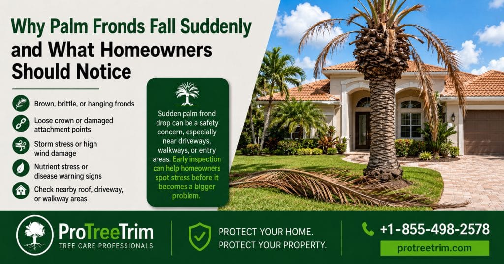 Why Palm Fronds Fall Suddenly and What Homeowners Should Notice